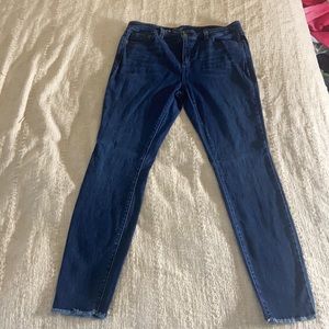 Vineyard Vines high waisted skinny jeans, EUC, size 12